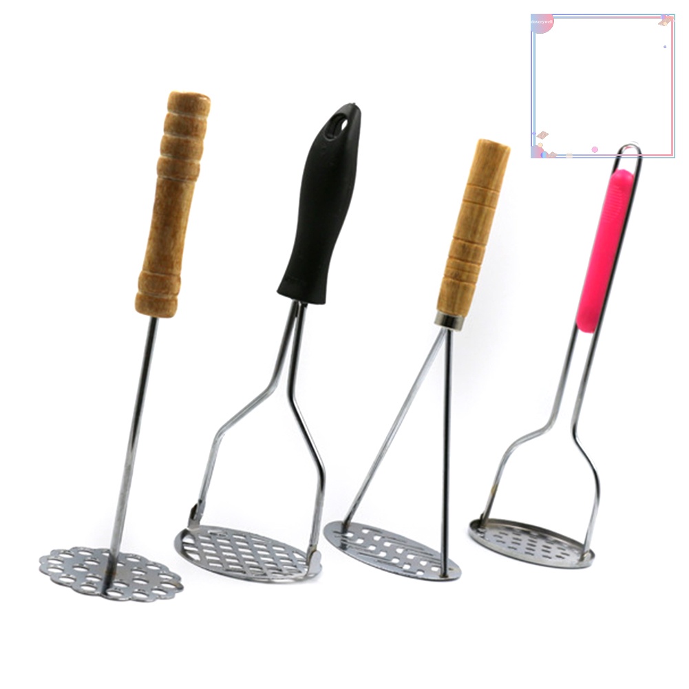 Dụng Cụ Nghiền Khoai Tây Bằng Thép Không Gỉ Tay Cầm Chống Trượt