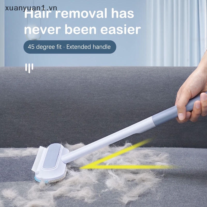 Bàn Chải Loại Bỏ Lông Thú Cưng Cán Dài Tiện Dụng