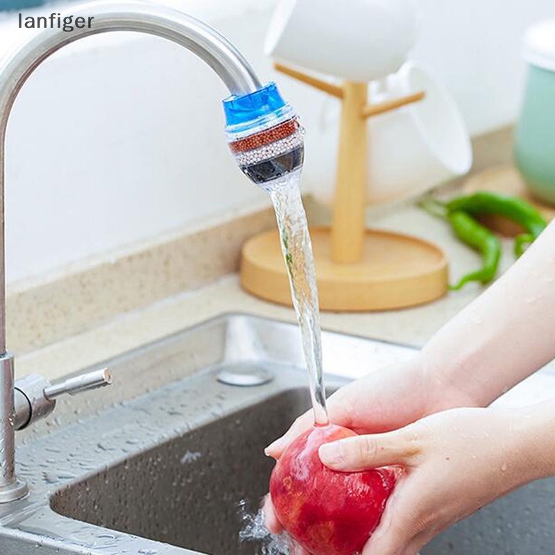Lanf Đầu Lọc Vòi Lọc Nước Than Hoạt Tính 5 Lớp Cho Nhà Bếp Phòng Tắm EN