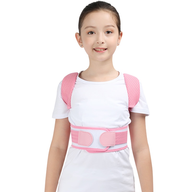 ADJUSTABLE CHILDREN POSTURE CORRECTOR KIDS BACK SUPPORT BELT ORTHOPEDIC SPINE BACK LUMBAR SHOULDER BRACES HEALTH