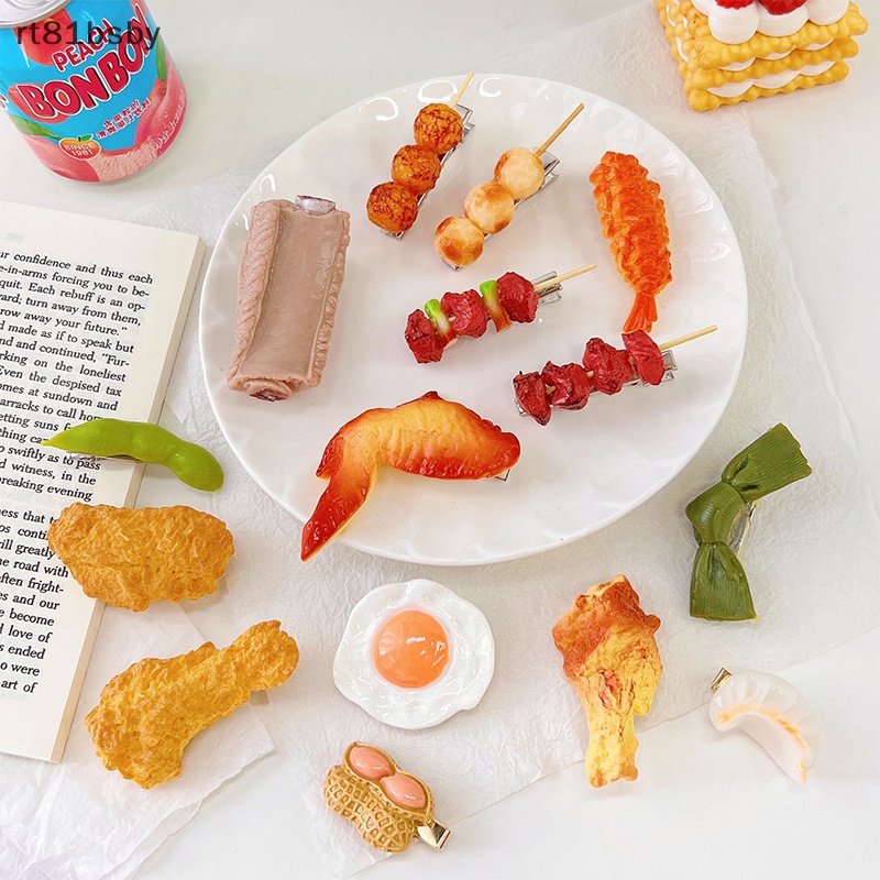 Kẹp Tóc Hình Trái Trứng Hấp Mềm Mại Vui Nhộn Cho Bé Gái