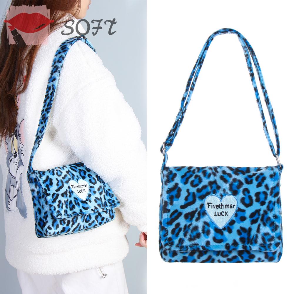 Túi Xách Mềm Mại Họa Tiết Trái Tim Thời Trang