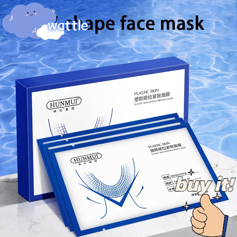 WATTLE Đai Đeo Tạo Cằm Chữ V Dưỡng Ẩm Làm Săn Chắc Da Mặt