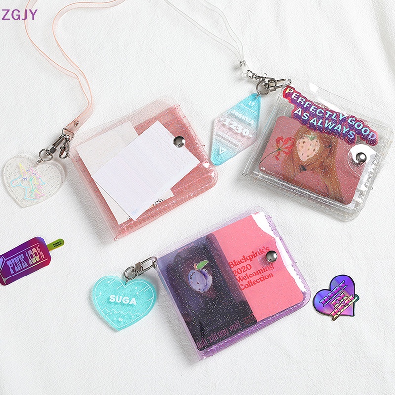 Ví Đựng Thẻ ID / Thẻ Tín Dụng Bằng PVC Trong Suốt Chống Thấm Nước Thời Trang Cho Nữ Mới