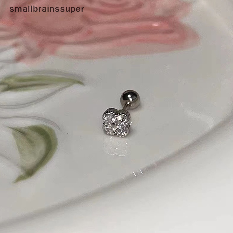 1 Đôi Khuyên Tai Dạng Xoắn Ốc Đính Đá Zircon Dành Cho Nữ SBS