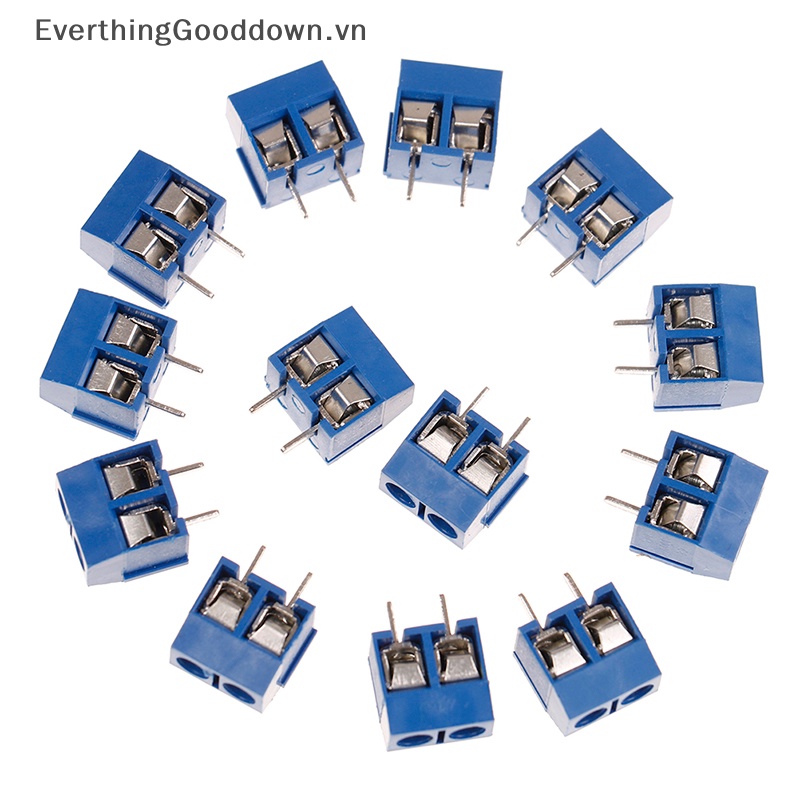 Everthinggooddown Set 10 Đầu Nối 2 pin 5.08mm Bảng Điều Khiển Vn