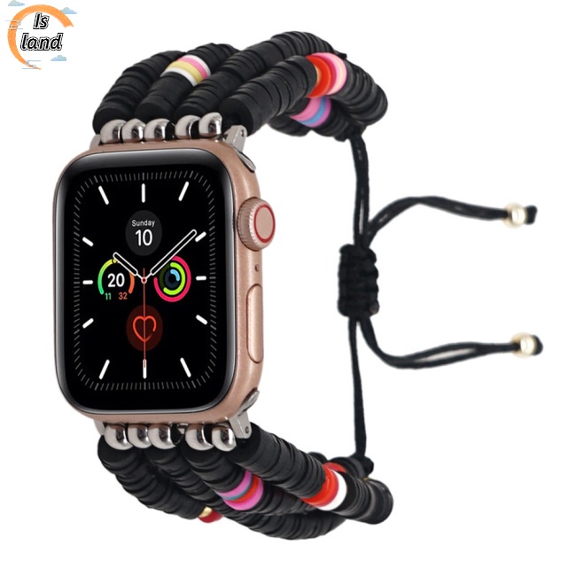 Dây Đeo Mềm Phong Cách Boho Thay Thế Cho Đồng Hồ iWatch 42-44mm