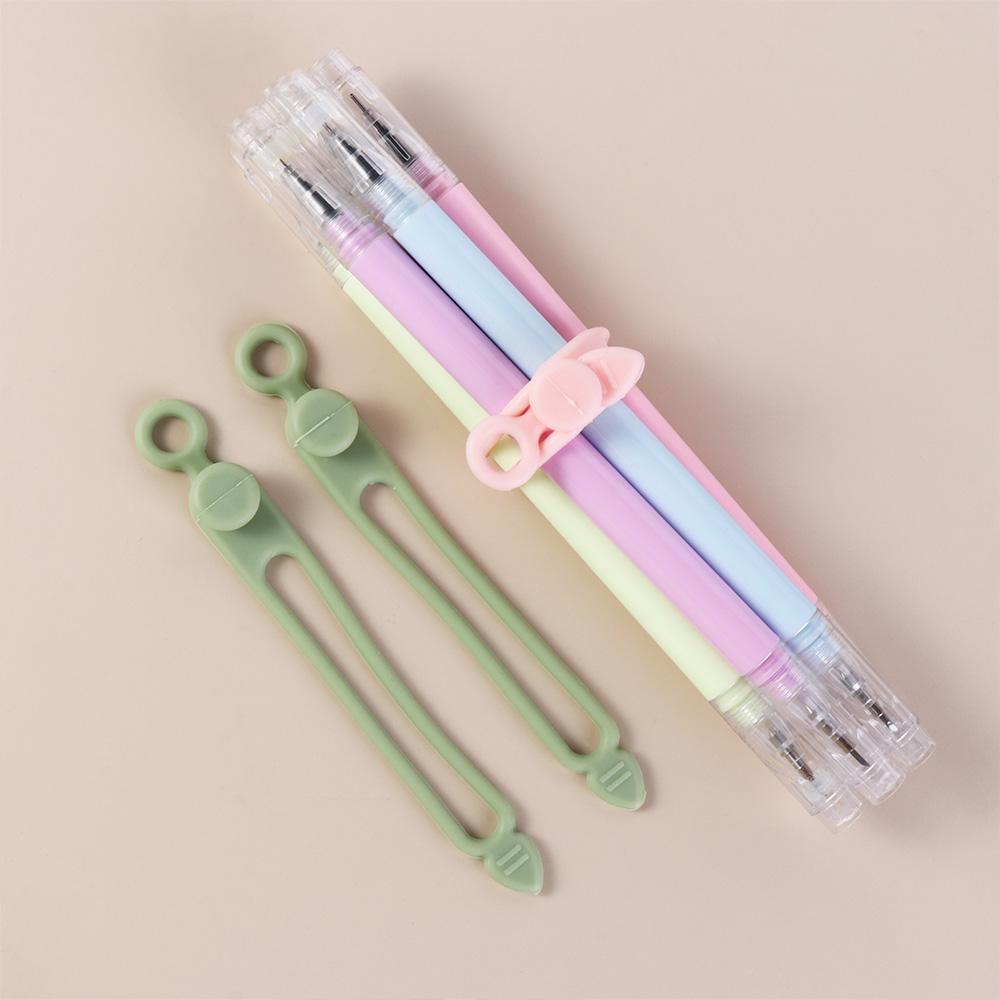 PEWANY Set 5 Dây Quấn Dây Cáp Sạc Bằng Silicone Tái Sử Dụng Được