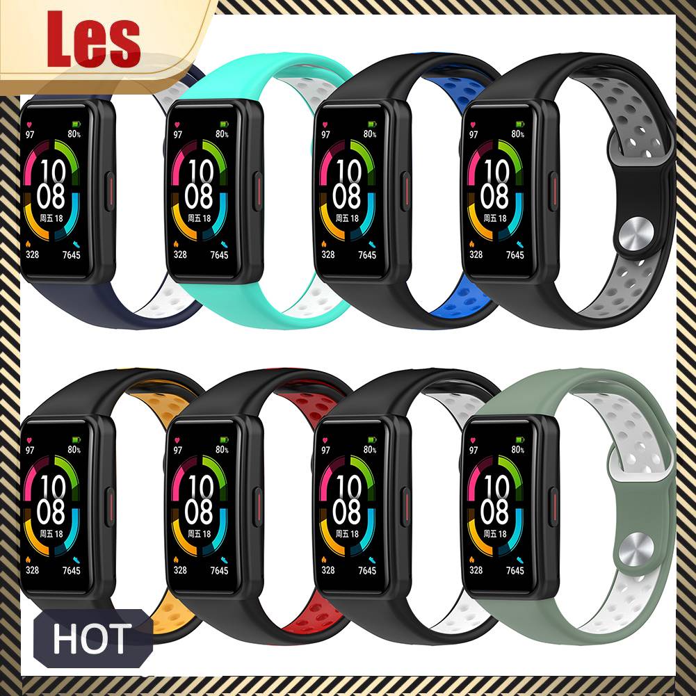 Dây Đeo Thay Thế Chất Liệu TPU Màu Trơn Cho HUAWEI HONOR Band 6