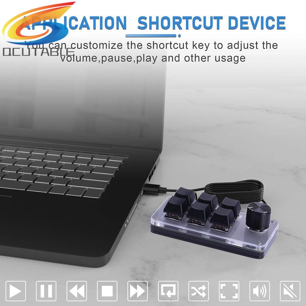Bàn PhíM Cơ 6 PhíM + 1 NúT BấM