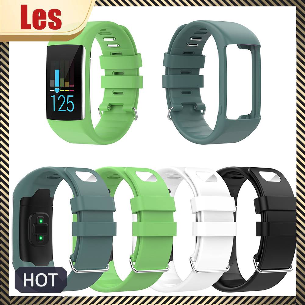 Dây Đeo Thay Thế Chất Liệu Silicon Màu Trơn Cho POLAR A360 A370