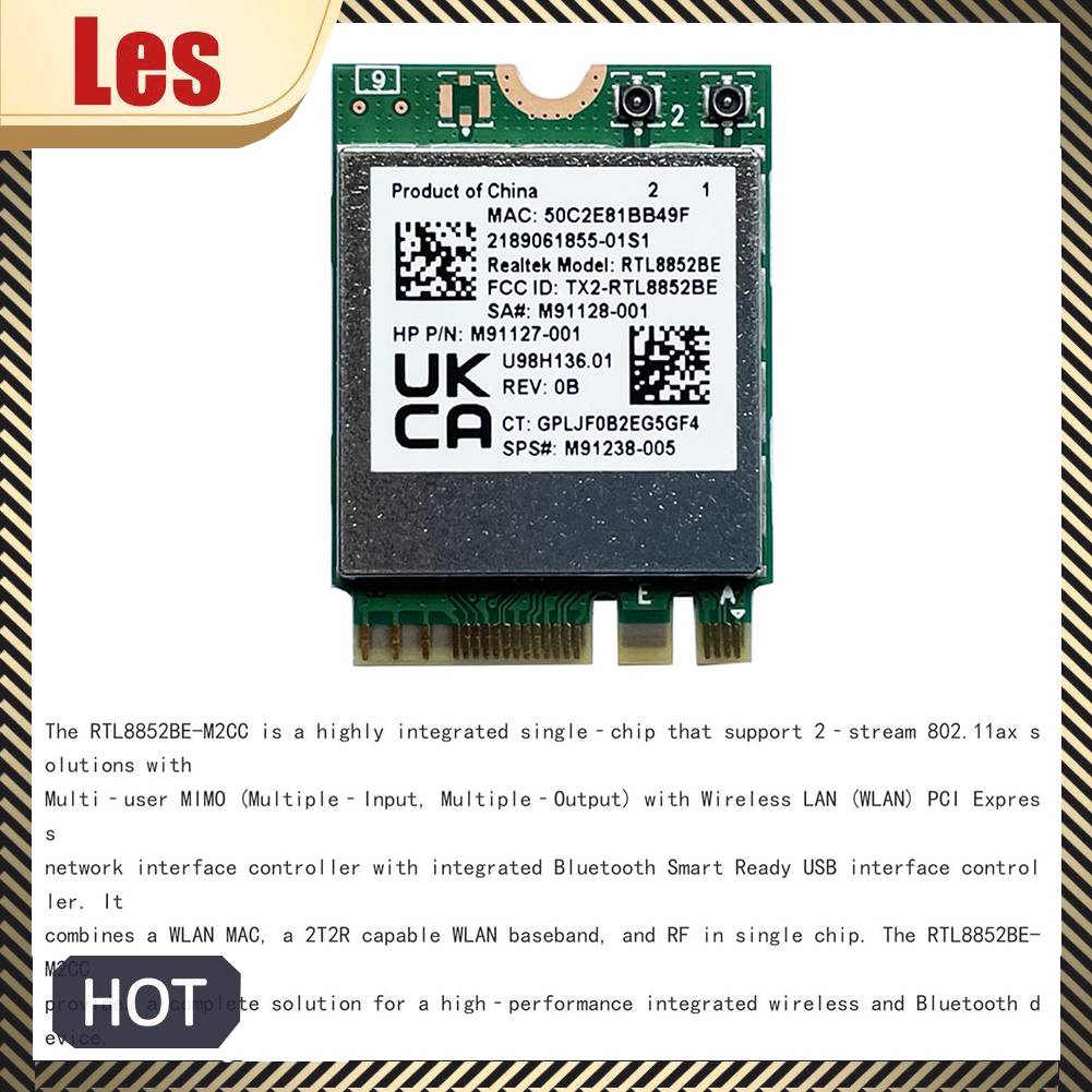 Mô Đun Thẻ Mạng Bluetooth 2.4G 5G 1800M NGFF M.2 WiFi6 Cho Laptop