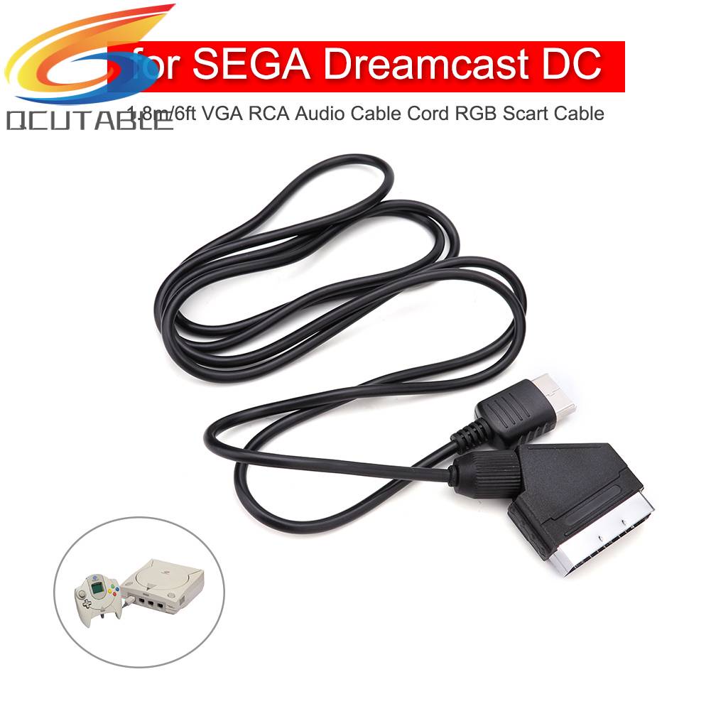 Cáp Âm Thanh RCA 1.8m / 6ft Cho SEGA Dreamcast DC