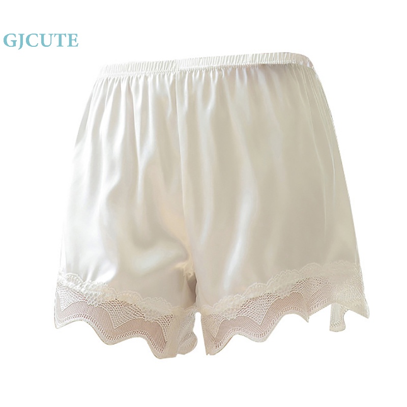 Quần Short Ngủ Bằng Lụa Mát Thoải Mái An Toàn Cho Nữ