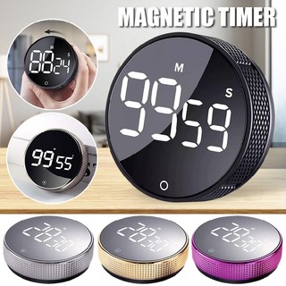 New LED Digital Countdown Magnetic Alarm Clock Kitchen Timer Cooking Stopwatch