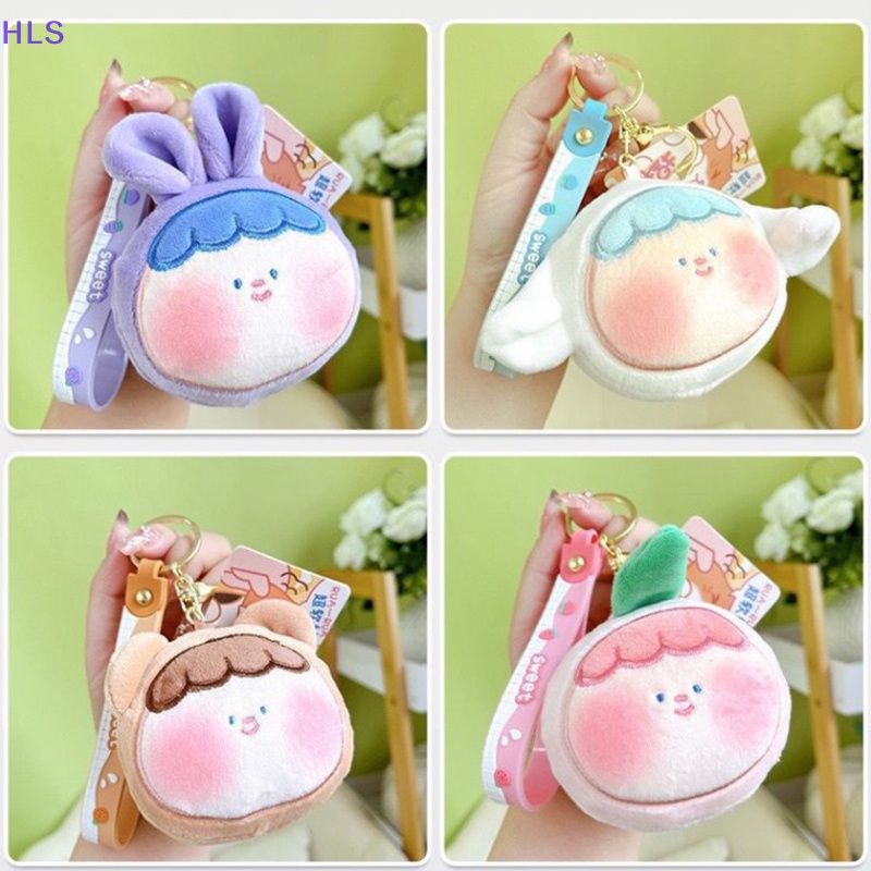 Móc Khóa Hình Trái Cây Hoạt Hình Nhồi Bông Đáng Yêu