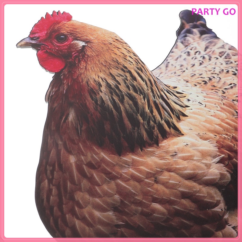 Set 2 Mô Hình Gà Con Trang Trí Sân Vườn