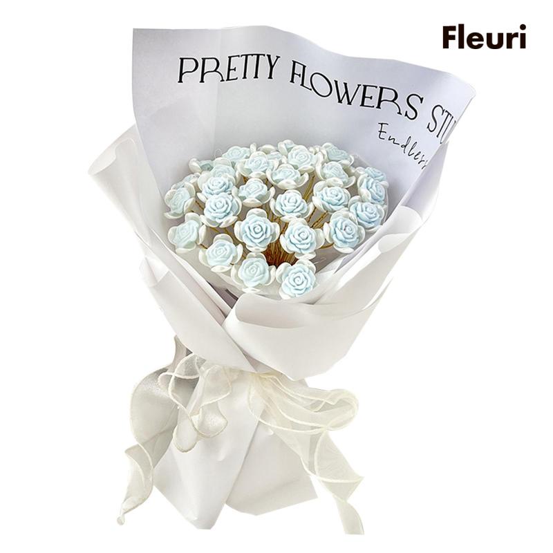 Bó Hoa Hồng Giả Trang Trí Tiệc Sinh Nhật DIY