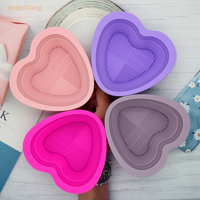Bộ Bát Silicone Đa Năng Có Thể Gấp Gọn Dùng Để Vệ Sinh Cọ Trang Điểm