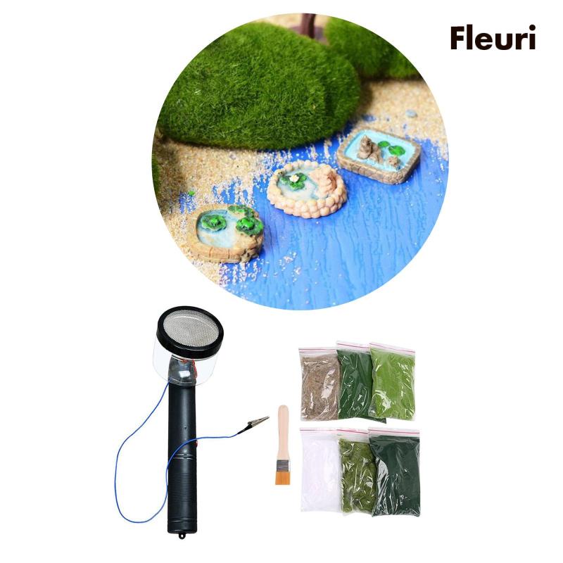 [Fleurir] Chậu Cây Cỏ Tĩnh Điện Cho Mô Hình Kiến Trúc Đường Phố
