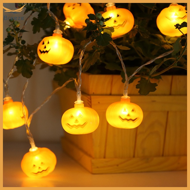Dây Đèn Led Hình Quả Bí Ngô Trang Trí Halloween
