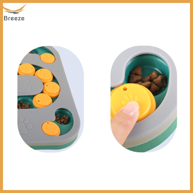 Đồ Chơi Đĩa Theo Dõi Thức Ăn Chậm Chống Cắn Huấn Luyện Cún Cưng
