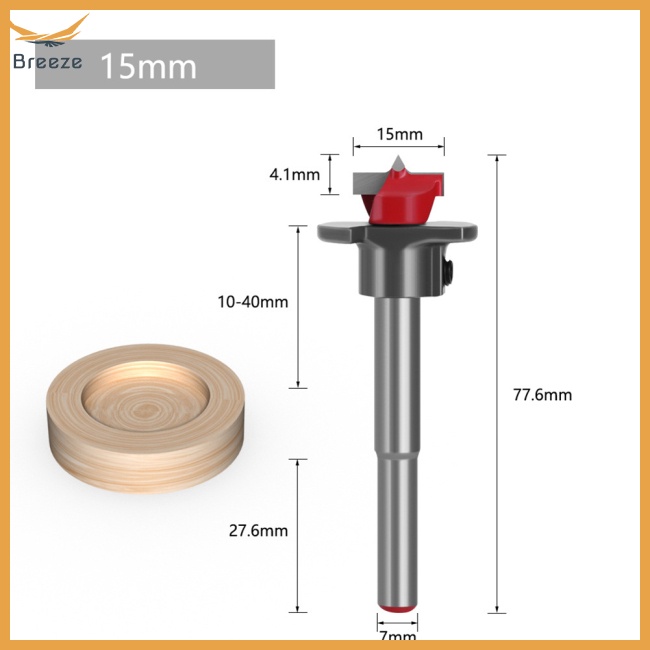 Bộ 5 Mũi Khoan Định Vị 15-35mm Độ Bền Cao Chuyên Dụng Làm Mộc