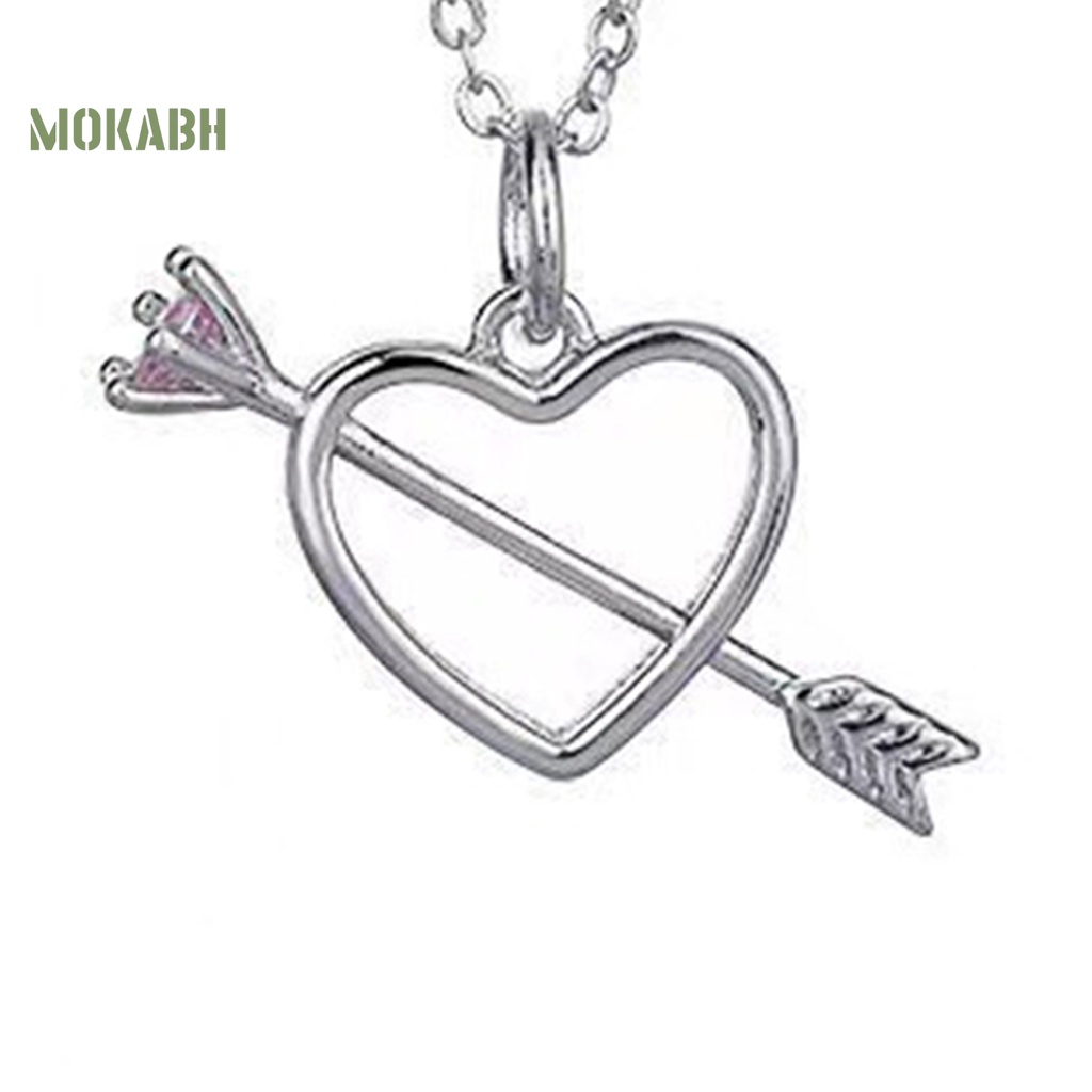 Vòng cổ Hình Trái Tim Đính Đá Lấp Lánh Sang Trọng Cho Nữ