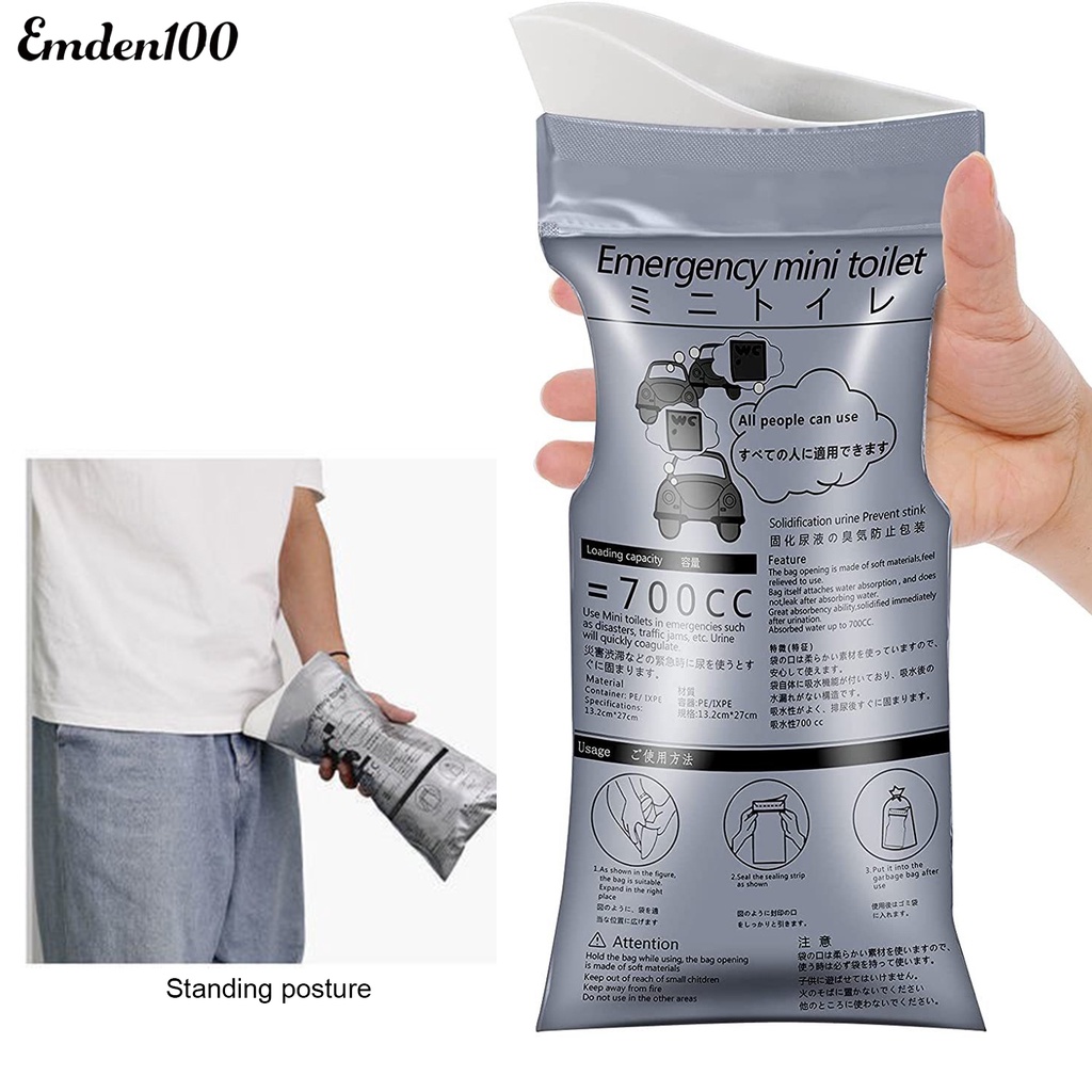 Túi Đi Vệ Sinh Khẩn Cấp 700ml Tiện Lợi Cho Xe Ô Tô