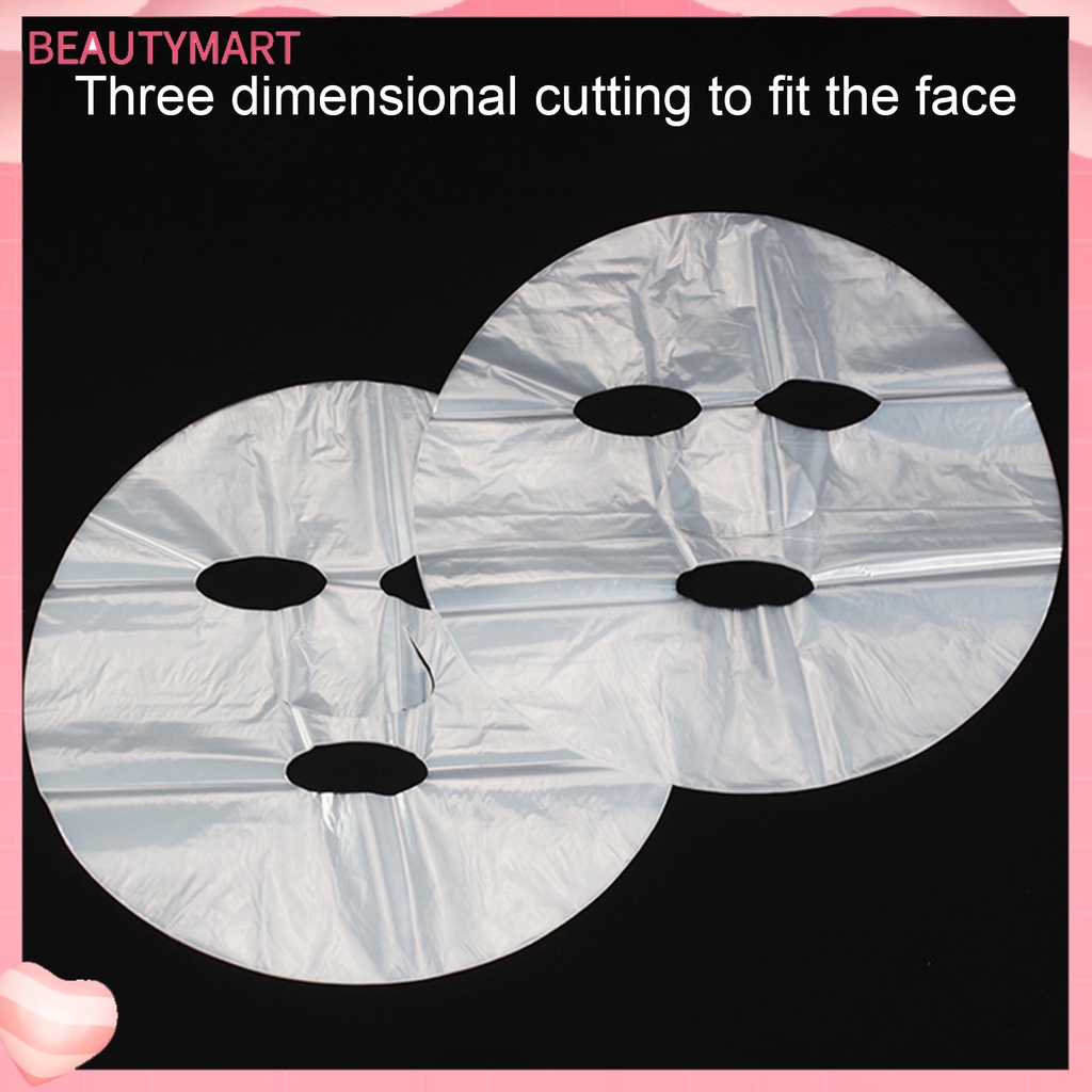 Bộ 100 Miếng Dán Nhựa PE Chống Mất Dưỡng Ẩm Đa Năng Dùng Một Lần Cho Spa