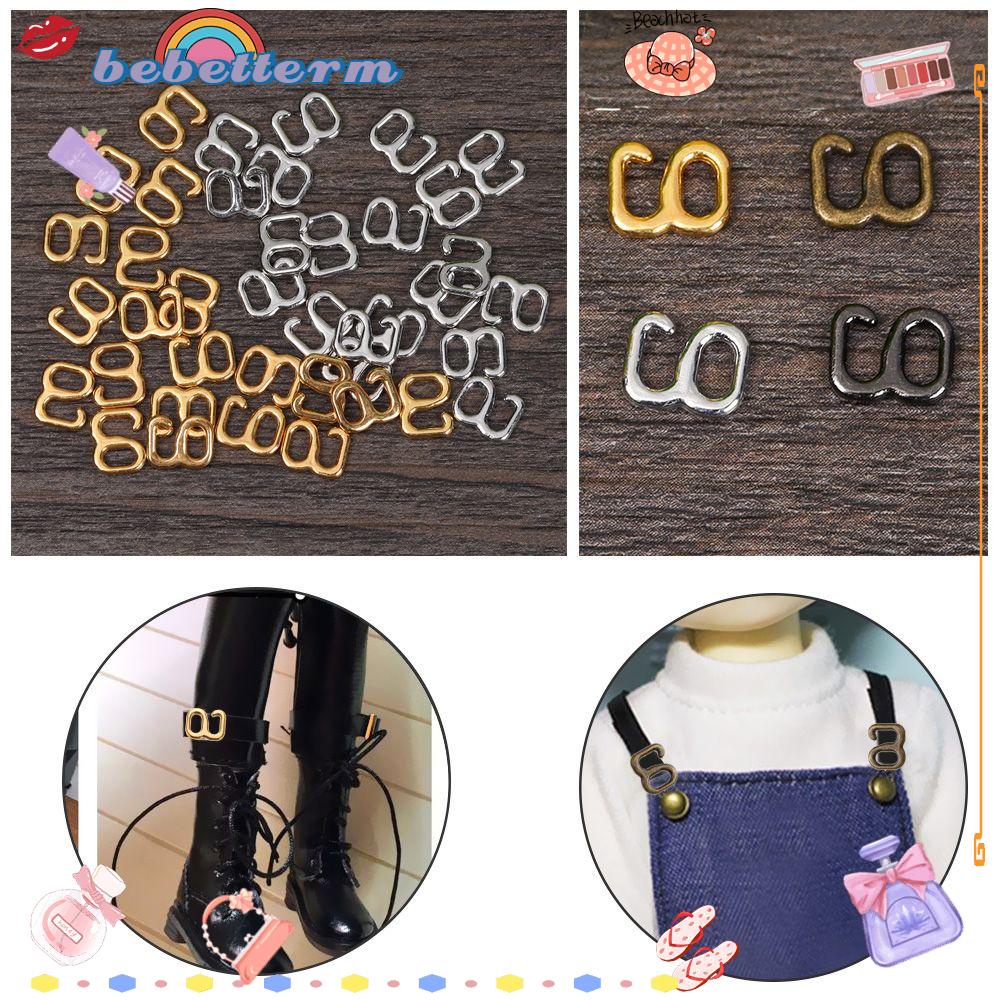 BEBETTERM Set 20 Khóa Kẹp Gắn Giày Nhồi Bông Diy Có Thể Điều Chỉnh