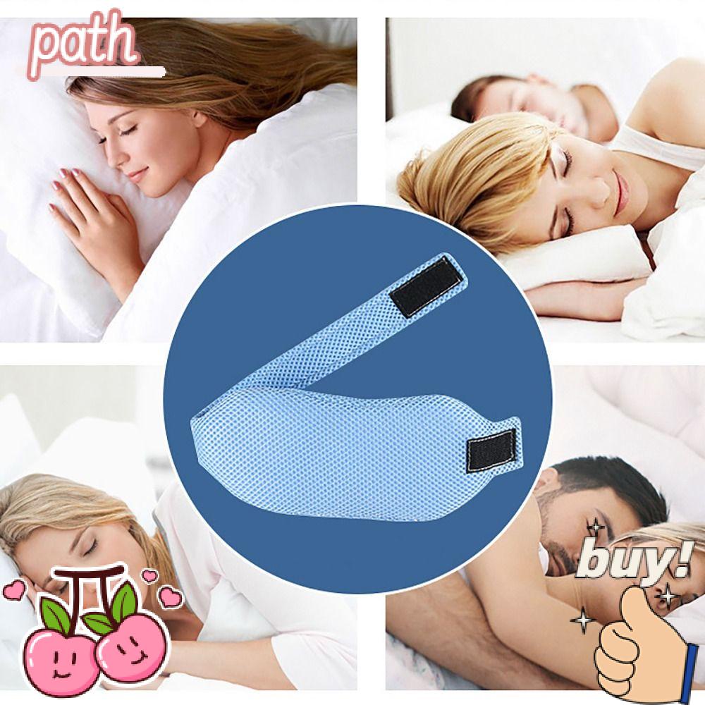 Đai Đeo Cổ Chống Ngáy Bằng Polyethylene Màu Xanh Đen Thiết Thực Hỗ Trợ Giấc Ngủ