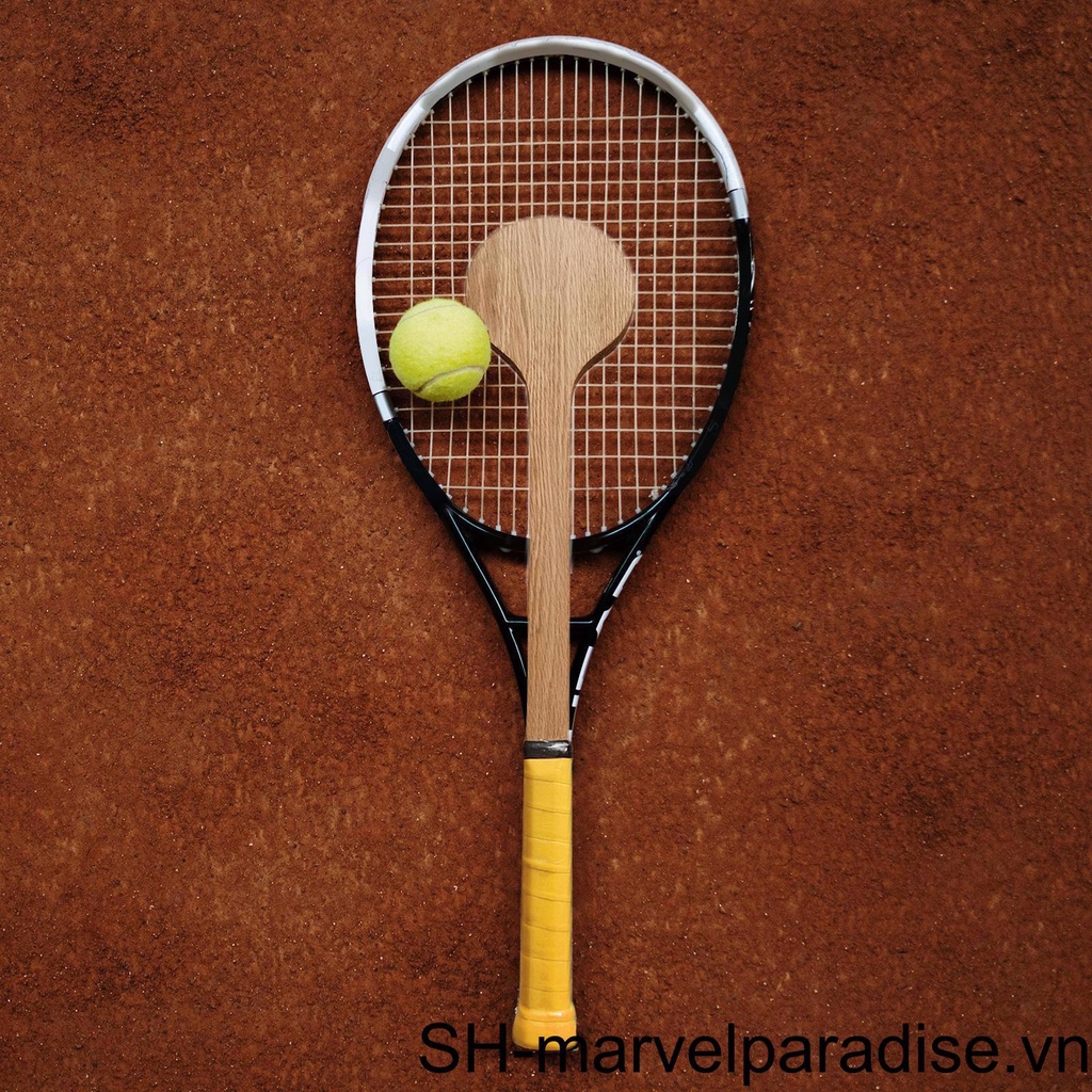 Vợt Đánh Tennis Bằng Gỗ Chất Lượng Cao