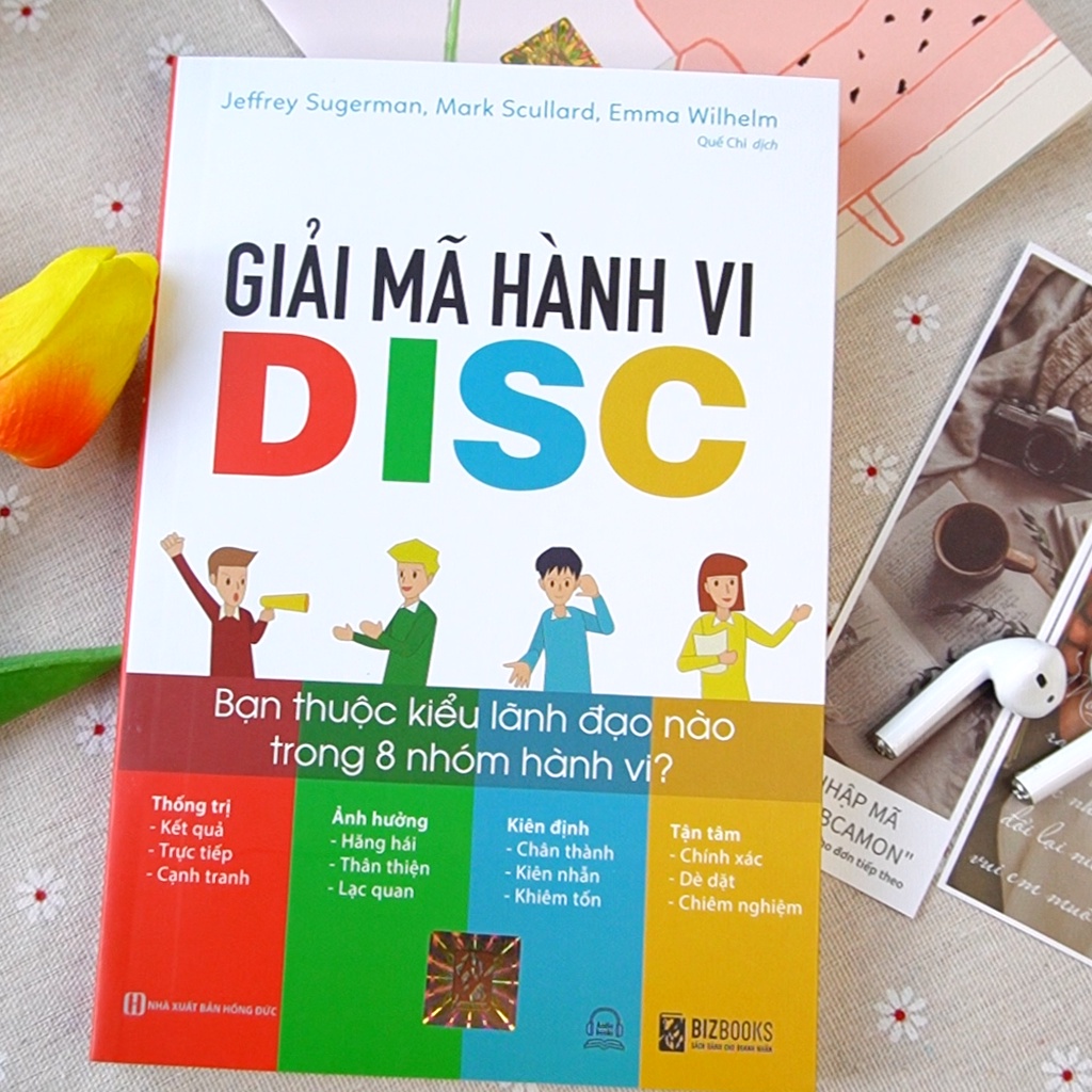 Sách -  Giải Mã Hành Vi Disc : Bạn Thuộc Kiểu Lãnh Đạo Nào Trong 8 Nhóm Hành Vi -  Kinh Tế Kinh D