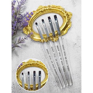 Cọ bản vuông cọ bản ngang Korea cán trong làm móng làm nail (Cây) cọ vẽ