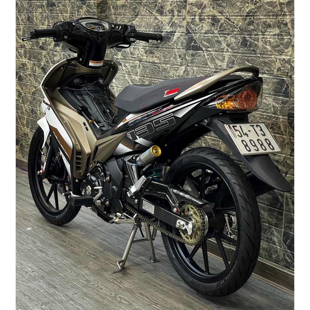 Tem rời Exciter 2010 - Mẫu Spark vàng đồng - Chuẩn From cực đẹp