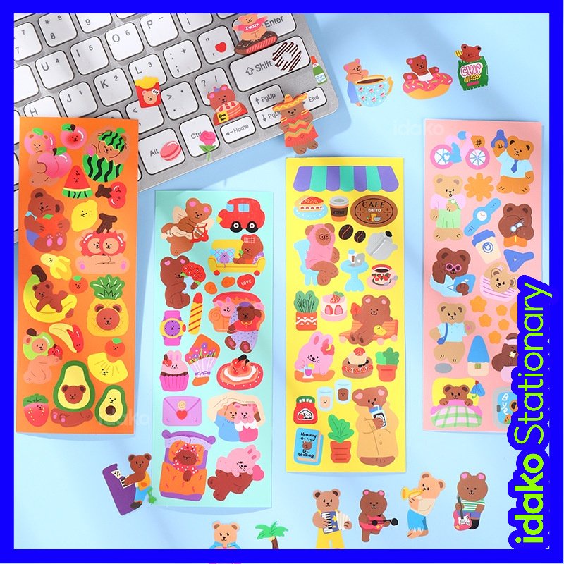 Hình Dán Thẻ Gấu Goo Dễ Thương GK0201