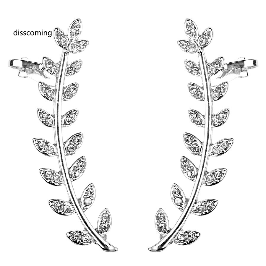 Sl| Khuyên Tai Đính Đá Thời Trang Mới Phổ Biến