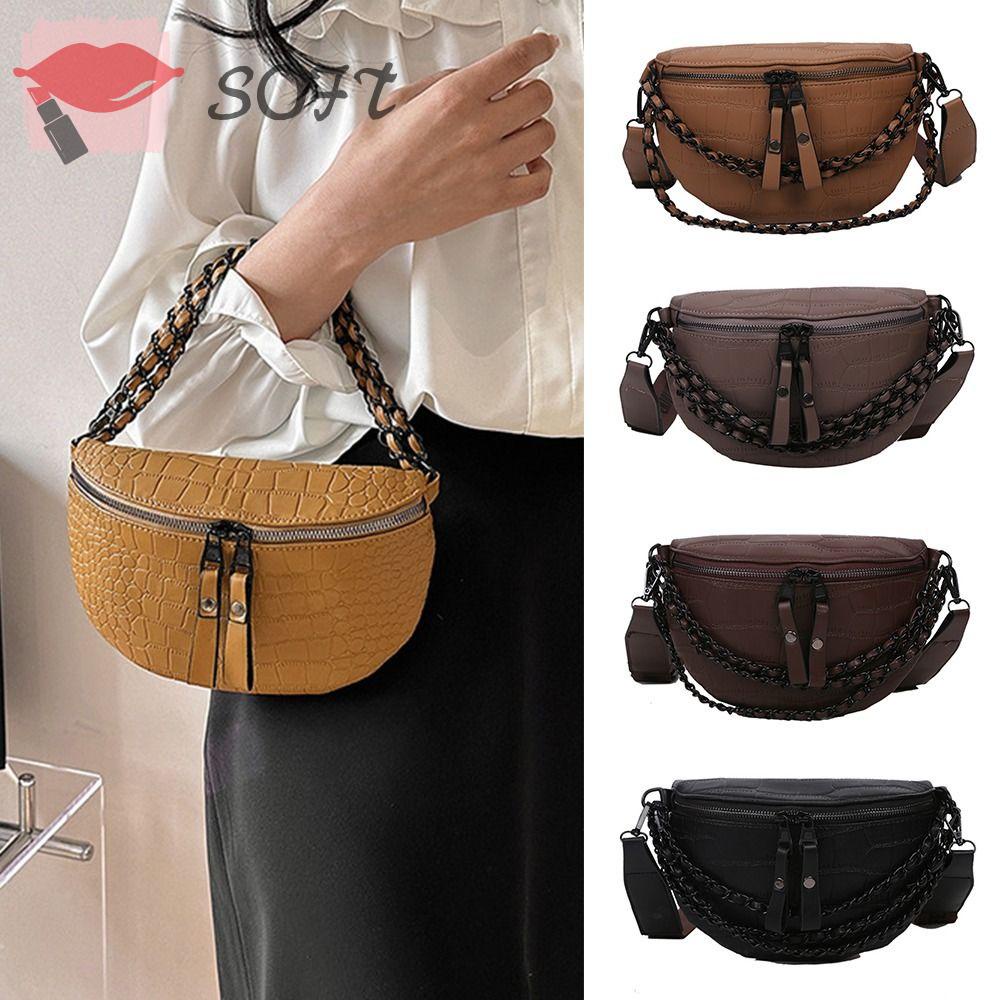 Túi Đeo Chéo Da PU Nhỏ Nhắn Có Dây Điều Chỉnh Thời Trang Cho Nữ