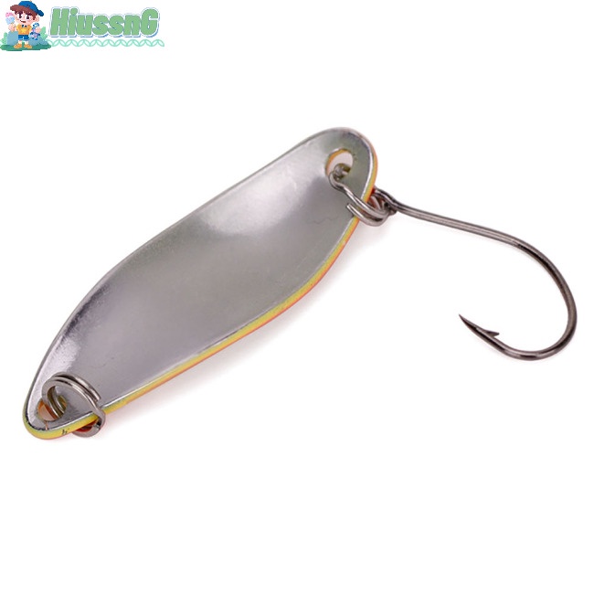 10 Mồi Giả Câu Cá Bằng Kim Loại Cứng 2.5g 3.6cm