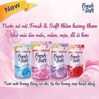 Combo 3 túi Nước Xả Fresh & Soft Thái Lan 500ml Mềm Vải