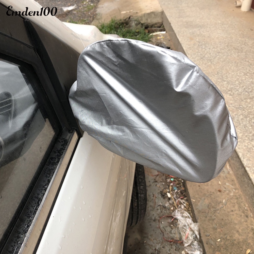 Bộ 2 Vỏ Bọc Kính Chiếu Hậu Xe Hơi Chống Nước Chống Bụi Chống Tuyết