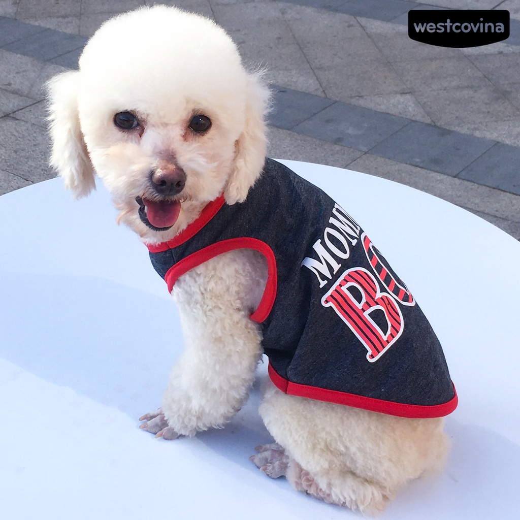 [COD]♞Áo Thun In Chữ Thoáng Khí Thời Trang Mùa Hè Dành Cho Cún Cưng