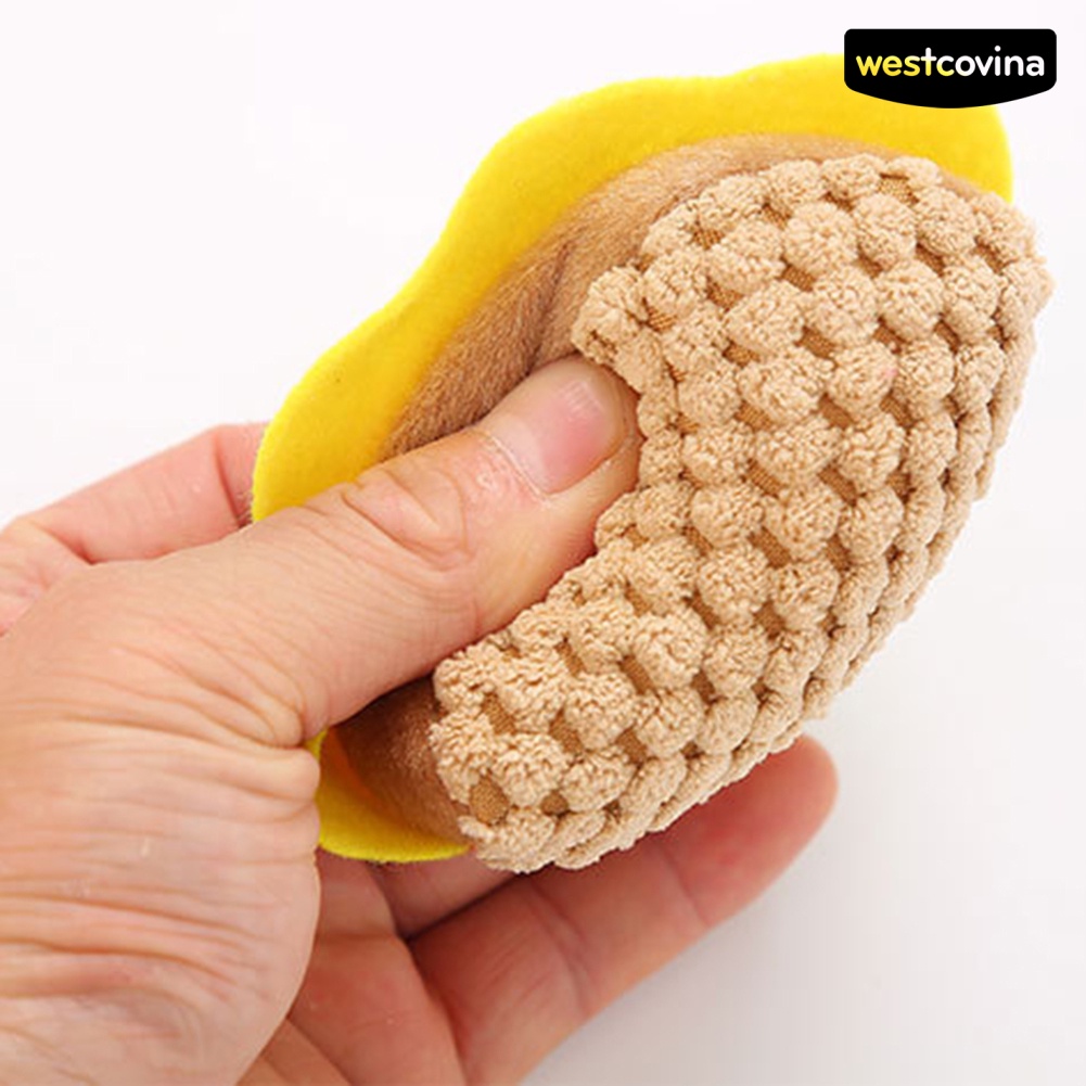 [COD]♞Đồ Chơi Nhồi Bông Hình Hamburger Chống Cắn Cho Mèo Cưng