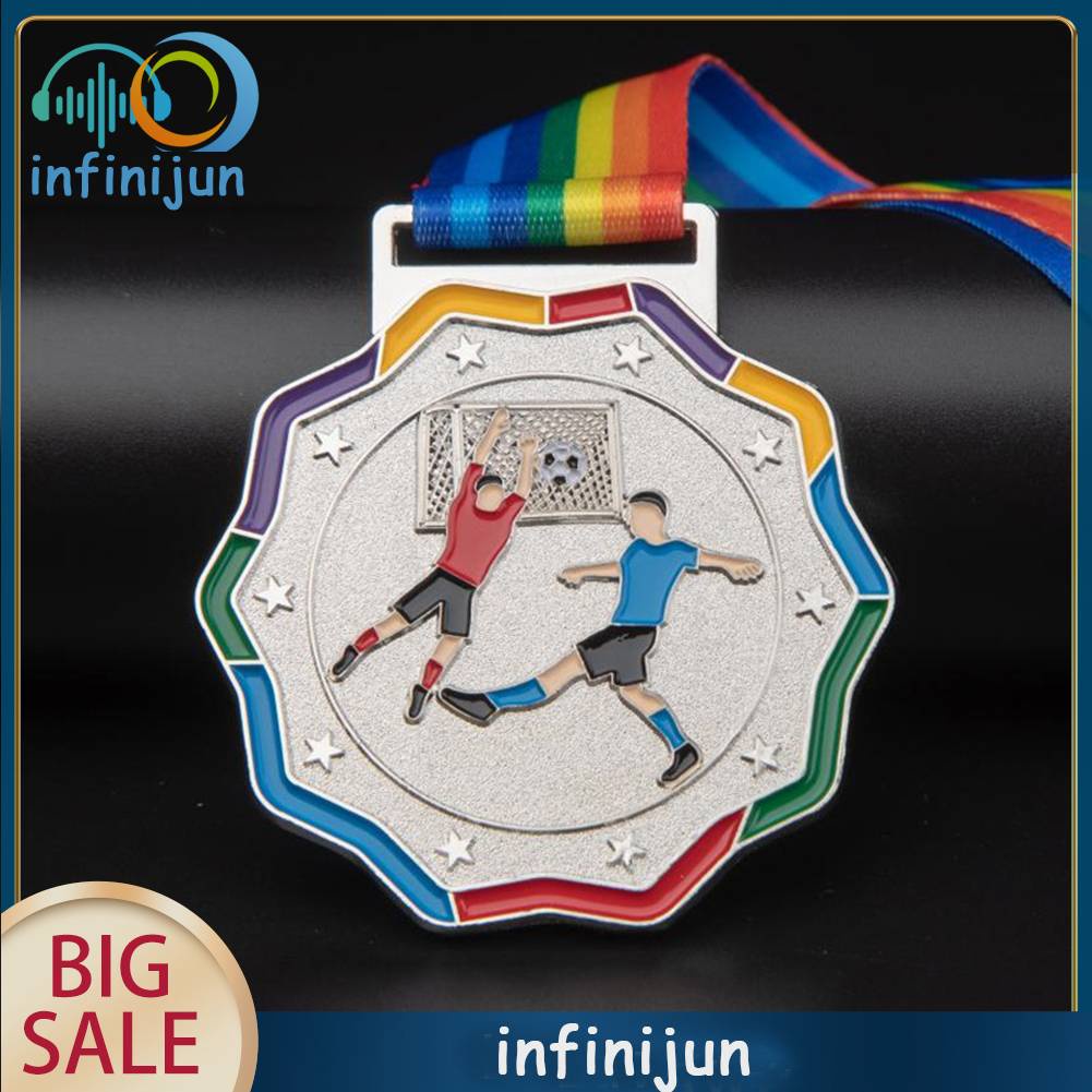 Quà Lưu Niệm Bằng Đồng Mạ Vàng / Bạc Hình Thi Đấu Bóng Đá