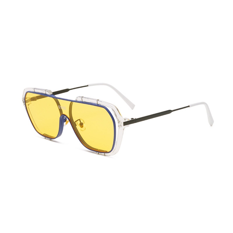 Kính Mát Một Mảnh Phong Cách Âu Mỹ Chống Tia UV400 Thời Trang