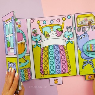 Gia đình búp bê giấy 3 dollhouse