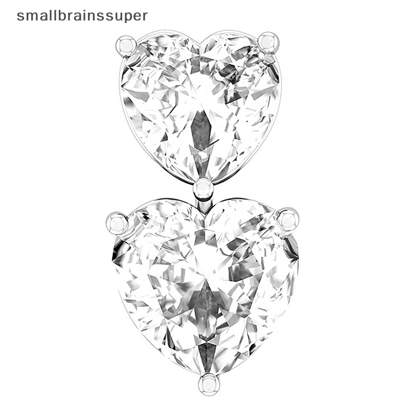 Khuyên Rốn Mặt Trái Tim Đính Đá Zircon Thời Trang Cho Nữ SBS