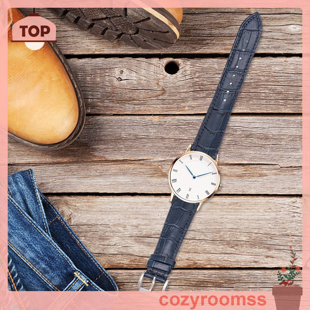 Dây Đồng Hồ Đeo Tay Thời Trang Bằng Da Dành Cho Nam Và Nữ