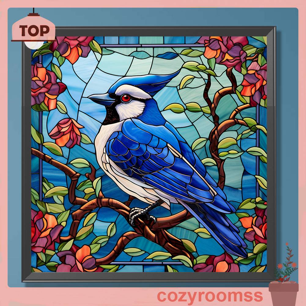 Tranh Đính Đá Kim Cương Toàn Bộ 5D DIY Hình Vẽ Bánh Tanager
